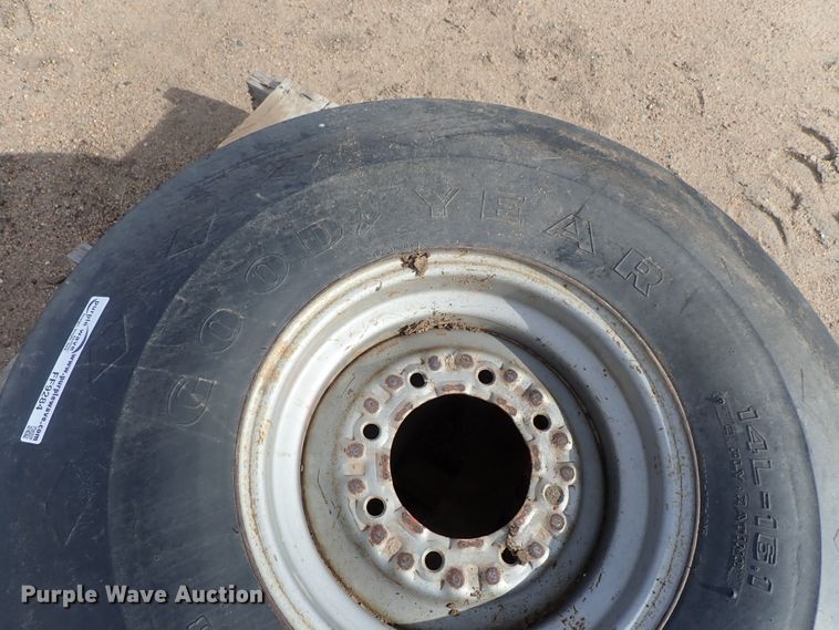 image for item FF9284 Goodyear 14L-16.1 tire and wheel