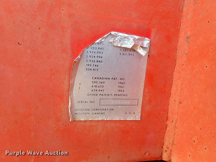 image for item FF9306 Hesston 620 windrower