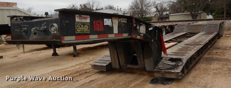 image for item DH5295 2004 Witzco Challenger lowboy equipment trailer