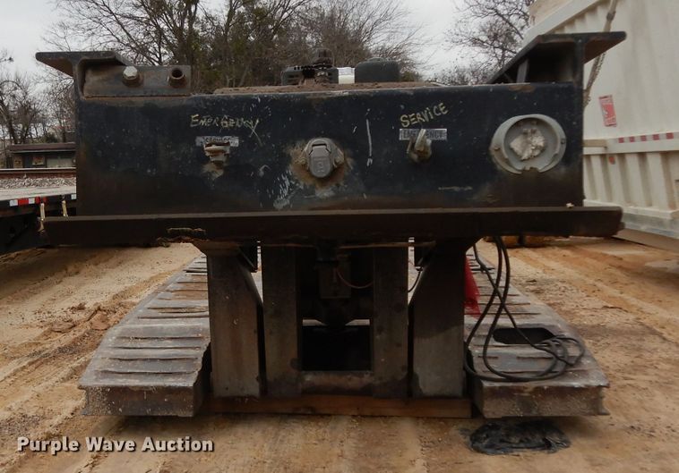 image for item DH5295 2004 Witzco Challenger lowboy equipment trailer