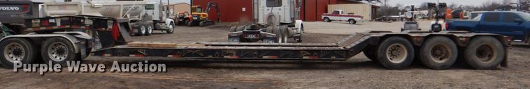 image for item DH5295 2004 Witzco Challenger lowboy equipment trailer