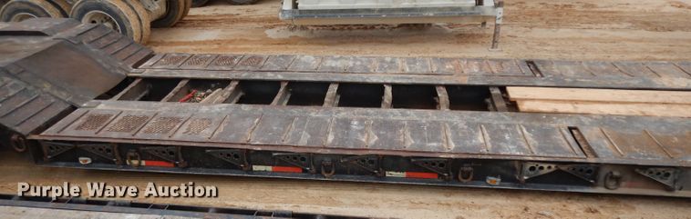 image for item DH5295 2004 Witzco Challenger lowboy equipment trailer