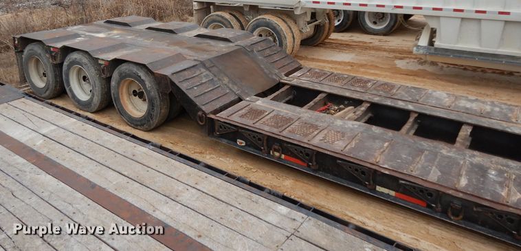 image for item DH5295 2004 Witzco Challenger lowboy equipment trailer