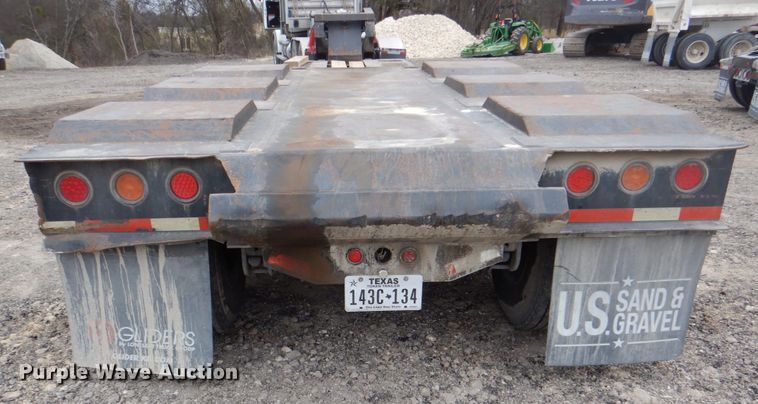 image for item DH5295 2004 Witzco Challenger lowboy equipment trailer
