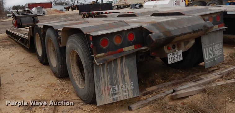 image for item DH5295 2004 Witzco Challenger lowboy equipment trailer