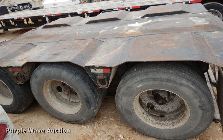 image for item DH5295 2004 Witzco Challenger lowboy equipment trailer