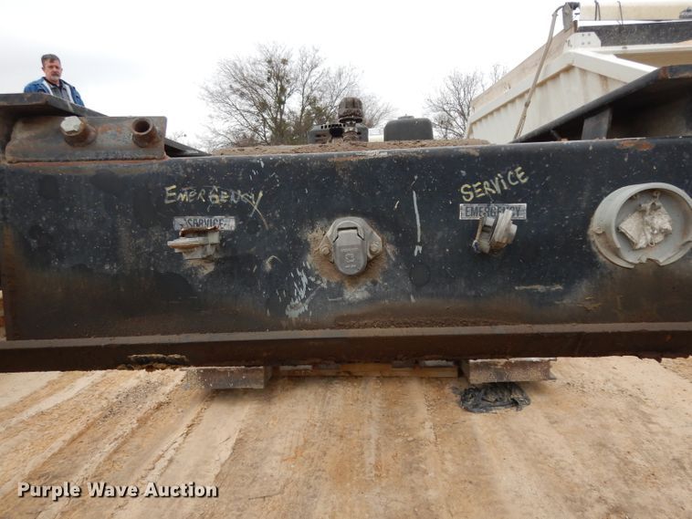 image for item DH5295 2004 Witzco Challenger lowboy equipment trailer