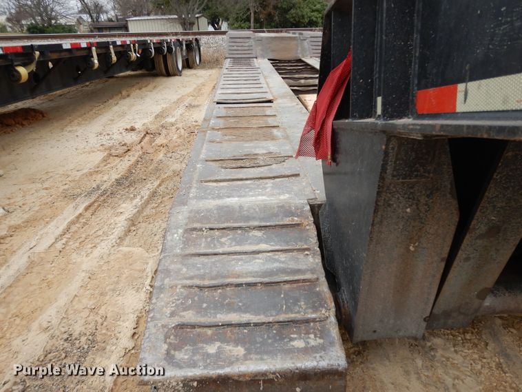 image for item DH5295 2004 Witzco Challenger lowboy equipment trailer