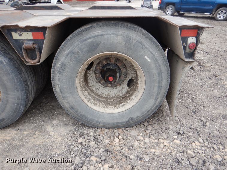 image for item DH5295 2004 Witzco Challenger lowboy equipment trailer