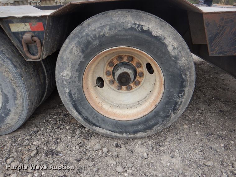 image for item DH5295 2004 Witzco Challenger lowboy equipment trailer