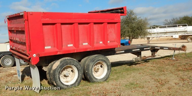 image for item DH5296 1998 AMA Enterprises end dump trailer