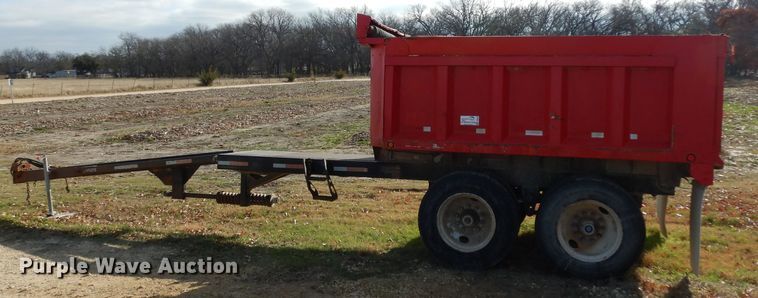 image for item DH5296 1998 AMA Enterprises end dump trailer