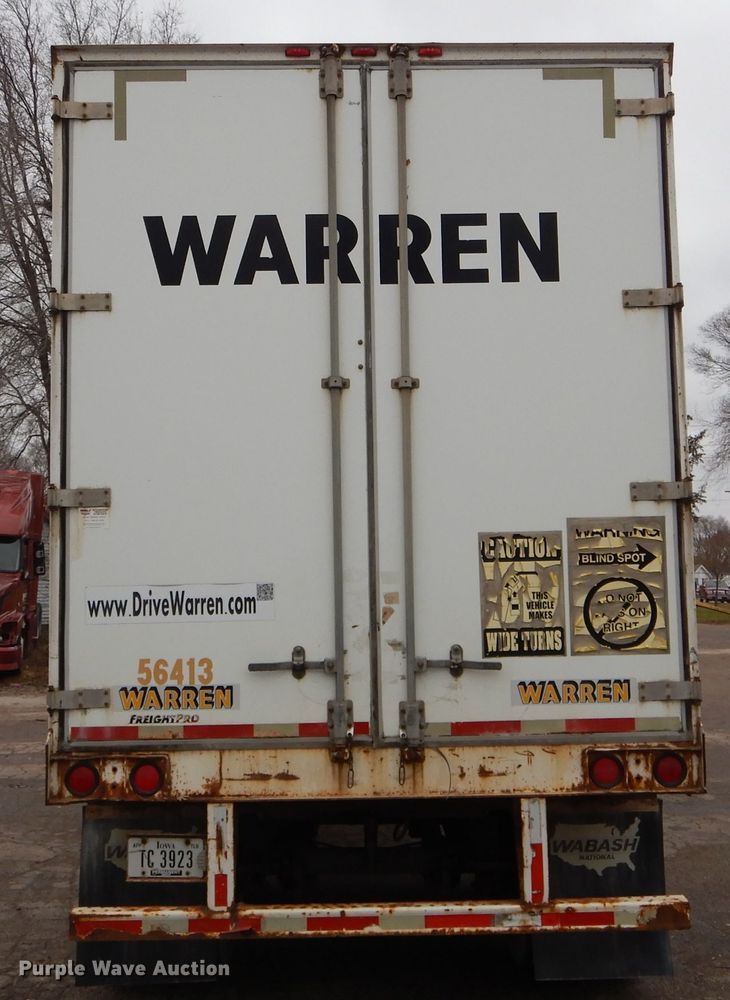 image for item DH6874 2005 Wabash dry van trailer
