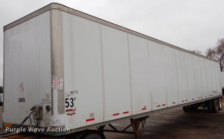 image for item DH6875 2005 Wabash dry van trailer