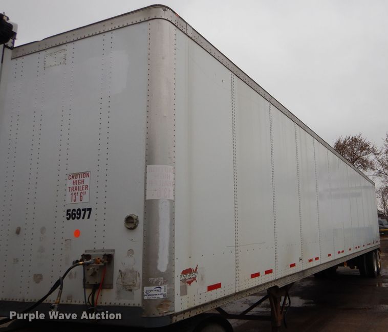 image for item DH6876 2005 Wabash dry van trailer