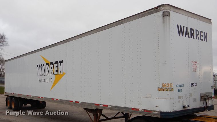 image for item DH6887 2005 Wabash dry van trailer