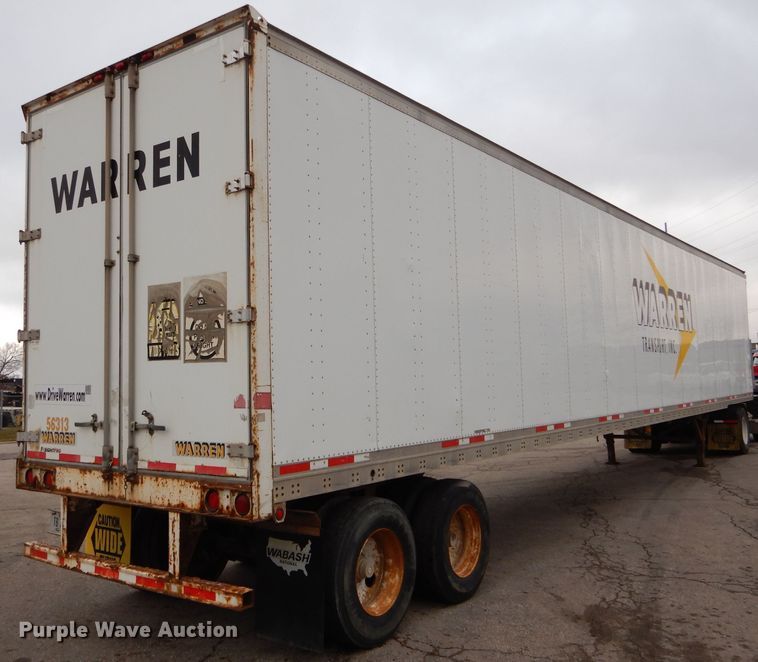 image for item DH6887 2005 Wabash dry van trailer