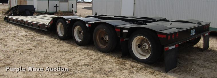 image for item DH8306 1998 Witzco RG60 lowboy equipment trailer