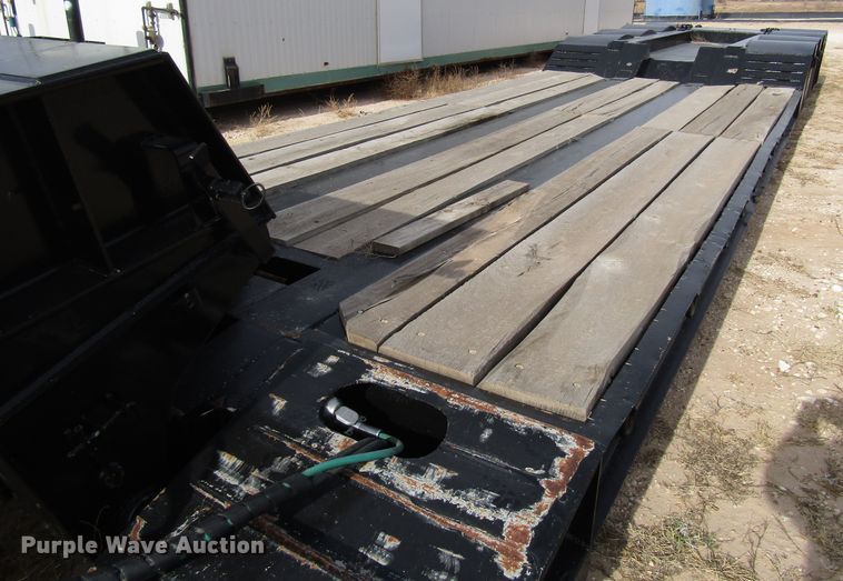 image for item DH8306 1998 Witzco RG60 lowboy equipment trailer