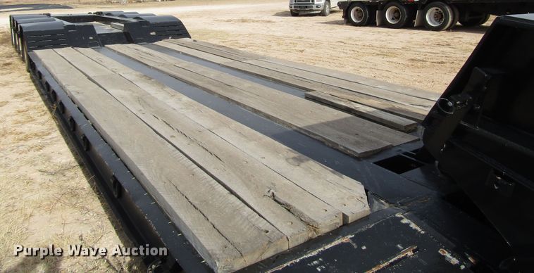 image for item DH8306 1998 Witzco RG60 lowboy equipment trailer