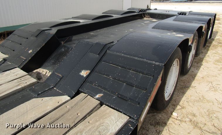 image for item DH8306 1998 Witzco RG60 lowboy equipment trailer