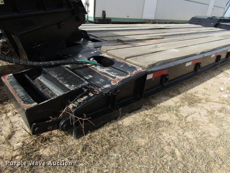 image for item DH8306 1998 Witzco RG60 lowboy equipment trailer