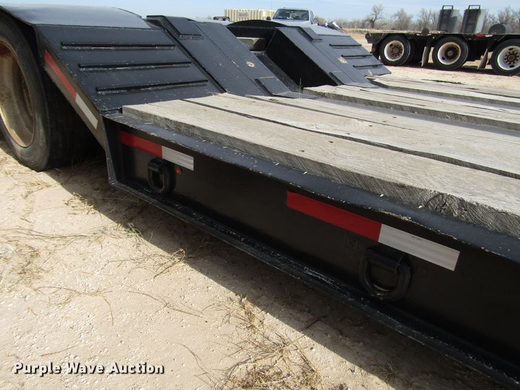 image for item DH8306 1998 Witzco RG60 lowboy equipment trailer