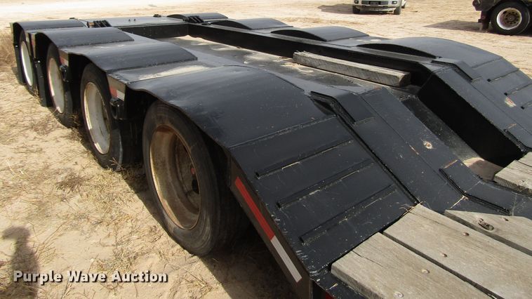 image for item DH8306 1998 Witzco RG60 lowboy equipment trailer