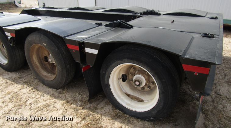 image for item DH8306 1998 Witzco RG60 lowboy equipment trailer