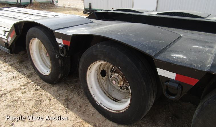 image for item DH8306 1998 Witzco RG60 lowboy equipment trailer