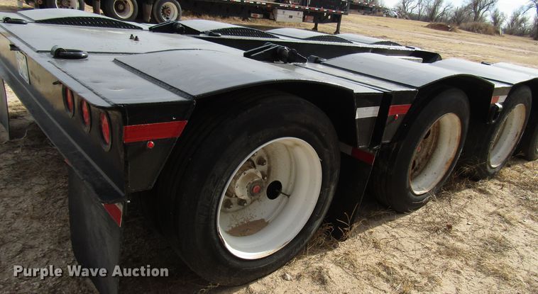 image for item DH8306 1998 Witzco RG60 lowboy equipment trailer