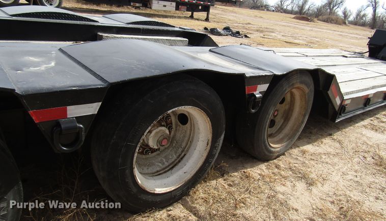 image for item DH8306 1998 Witzco RG60 lowboy equipment trailer