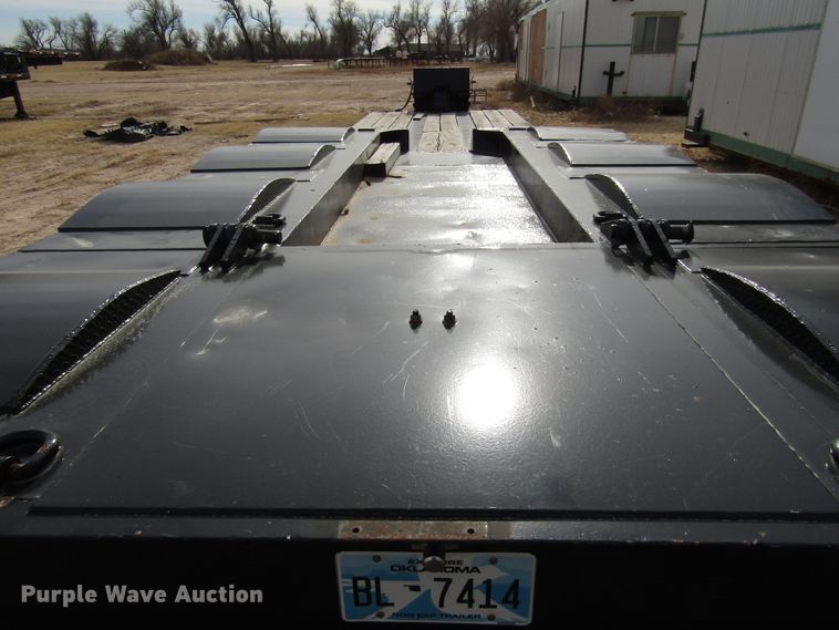 image for item DH8306 1998 Witzco RG60 lowboy equipment trailer