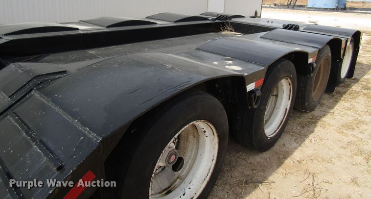 image for item DH8306 1998 Witzco RG60 lowboy equipment trailer