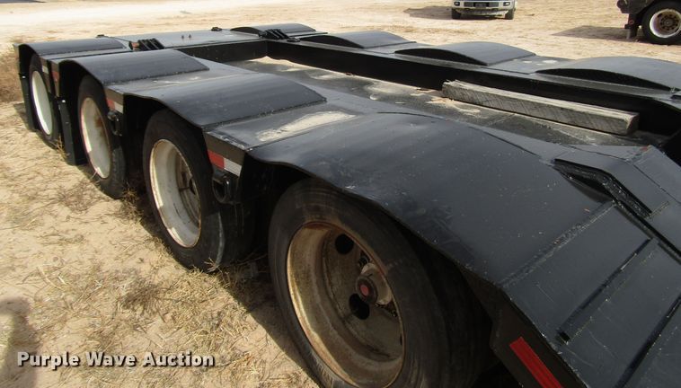 image for item DH8306 1998 Witzco RG60 lowboy equipment trailer