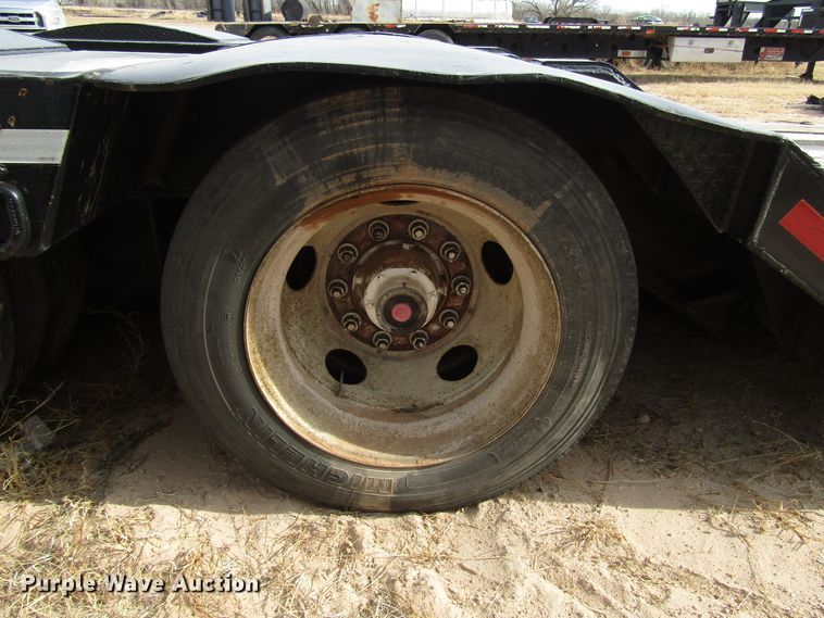 image for item DH8306 1998 Witzco RG60 lowboy equipment trailer