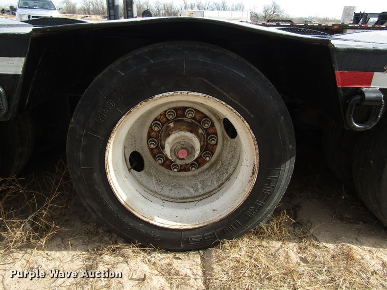 image for item DH8306 1998 Witzco RG60 lowboy equipment trailer