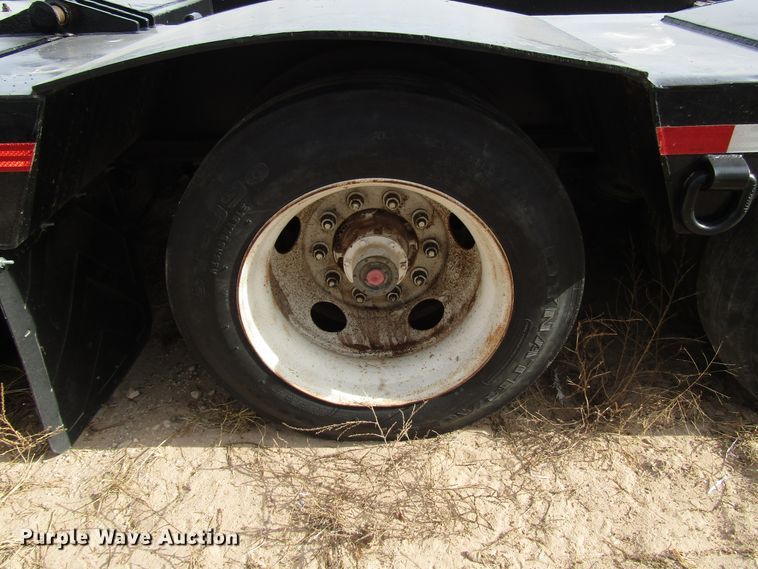 image for item DH8306 1998 Witzco RG60 lowboy equipment trailer