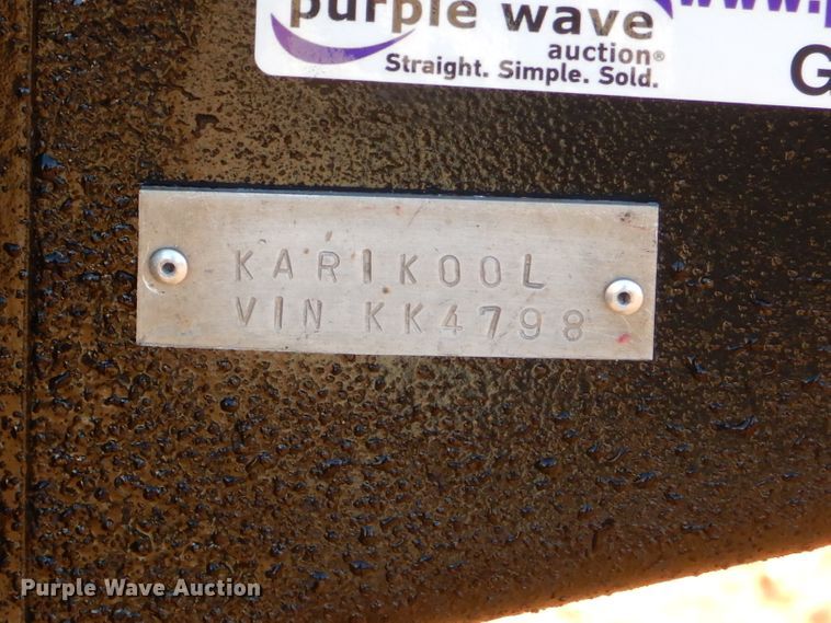 image for item GB9572 1972 Kari Kool tank trailer