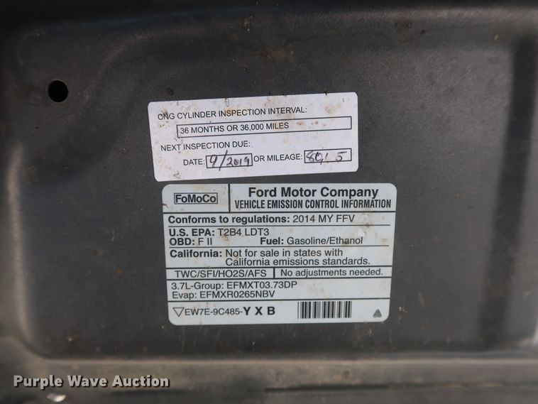 image for item DH3642 2014 Ford F150 SuperCab pickup truck