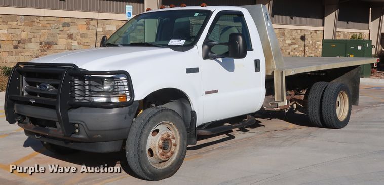 image for item DH3645 2003 Ford F450 dump flatbed truck