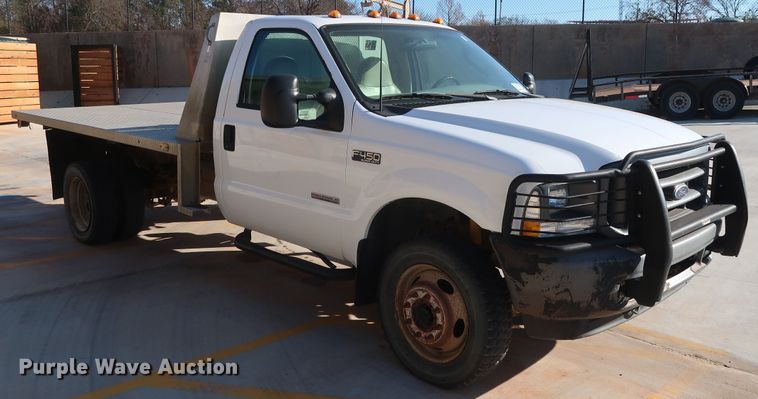 image for item DH3645 2003 Ford F450 dump flatbed truck