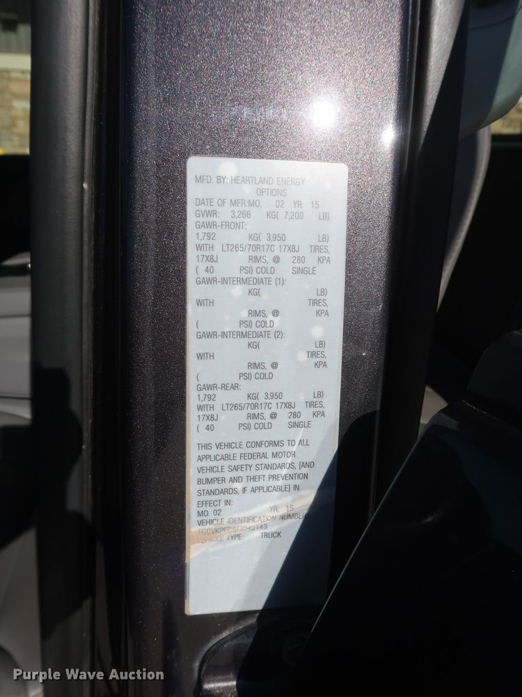 image for item DH3648 2015 Chevrolet Silverado 1500 Double Cab pickup truck