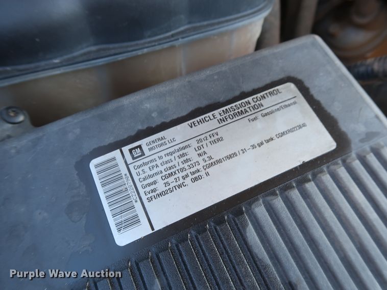 image for item DH3649 2012 Chevrolet Silverado 1500 Ext. Cab pickup truck