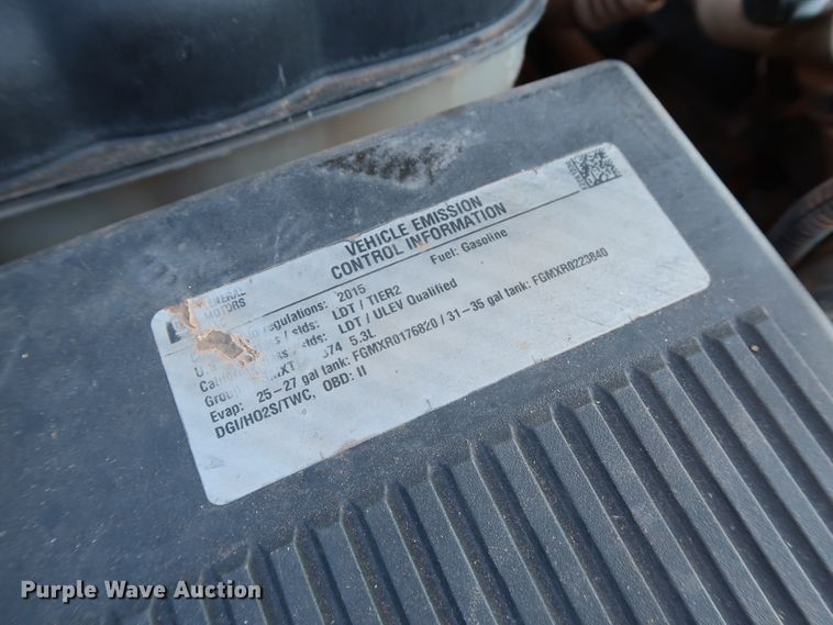 image for item DH3652 2015 Chevrolet Silverado 1500 Double Cab pickup truck