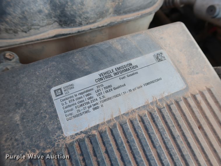 image for item DH3653 2015 Chevrolet Silverado 1500 Double Cab pickup truck