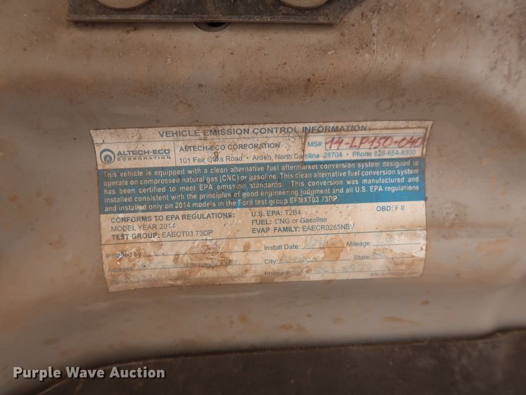 image for item DH3654 2014 Ford F150 SuperCab pickup truck