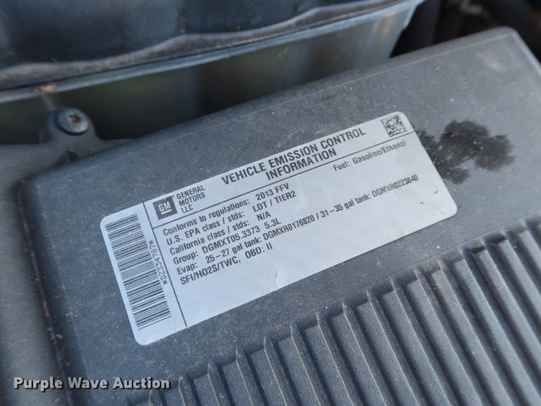 image for item DH3656 2013 Chevrolet Silverado 1500 Ext. Cab pickup truck