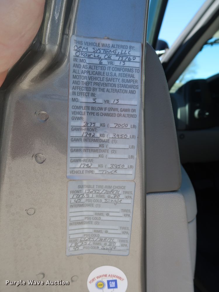 image for item DH3656 2013 Chevrolet Silverado 1500 Ext. Cab pickup truck