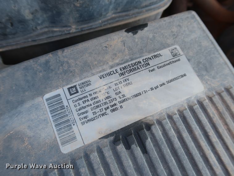 image for item DH3657 2013 Chevrolet Silverado 1500 Ext. Cab pickup truck